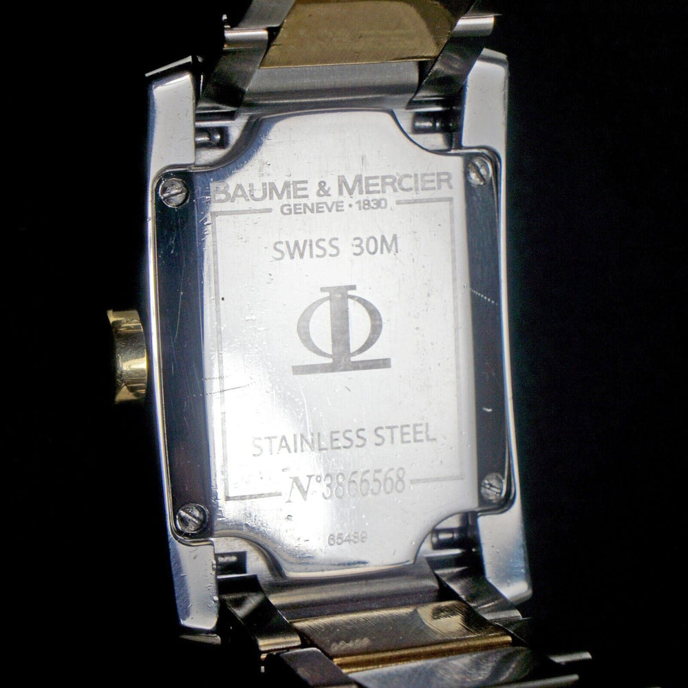 Rare Baume & Mercier Diamant Tiffany & Co Mother of Pearl Dial 18K & Steel Watch, Olde Towne Jewelers, Santa Rosa CA.