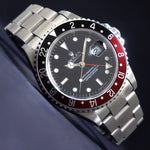 2000 Rolex 16710 GMT Master II Coke Stainless Steel Watch, Excellent, Box Papers, Olde Towne Jewelers, Santa Rosa CA.