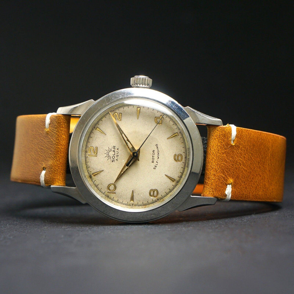 Rare Tudor Solar Aqua Automatic Stainless Steel Man' Watch, All Original, Olde Towne Jewelers, Santa Rosa CA.