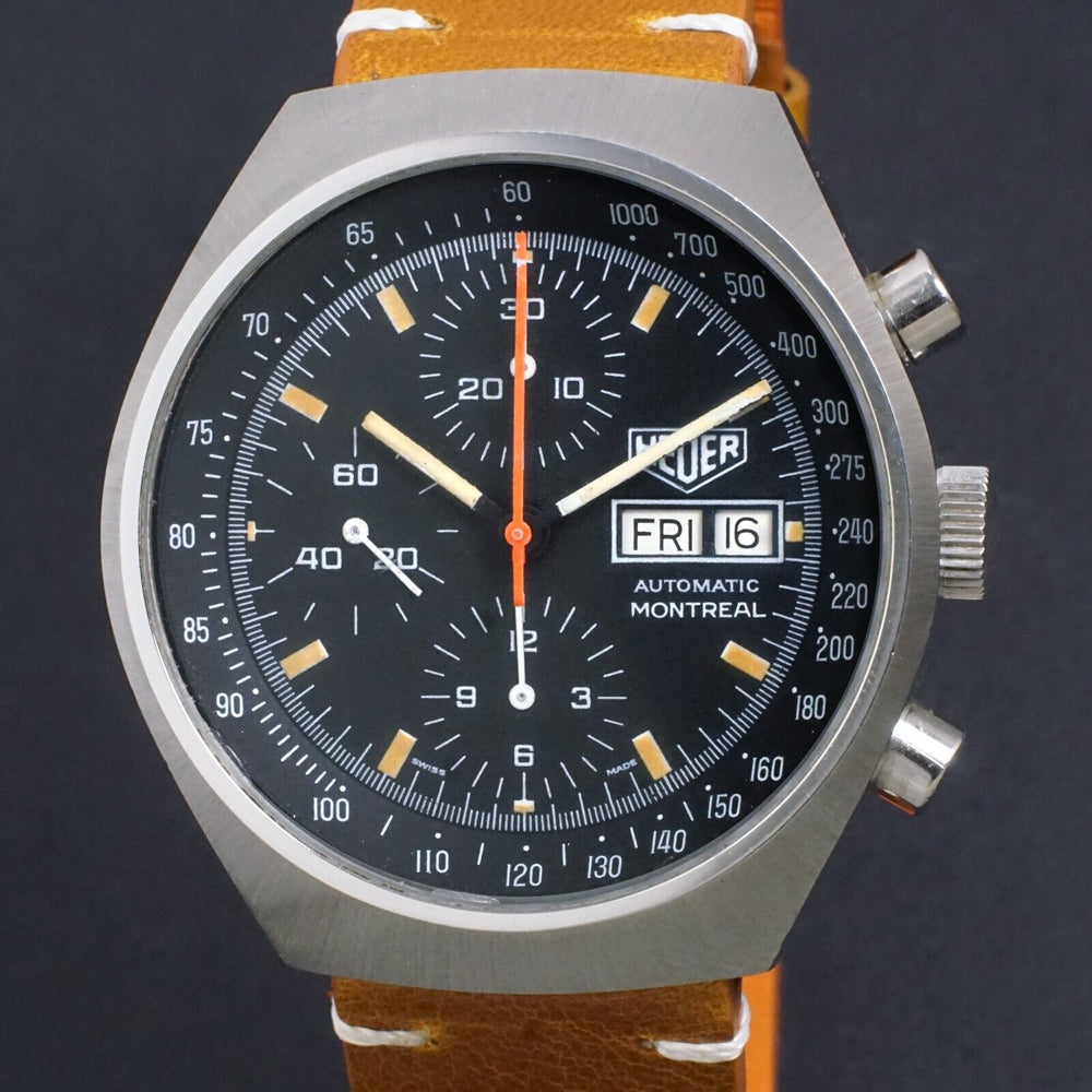 Heuer Montreal Automatic Stainless Steel Man's Chronograph Watch