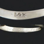 Solid 14K White Gold & 1.01 CTW Diamond, Wedding Band, Estate Engagement Ring, Olde Towne Jewelers, Santa Rosa CA.