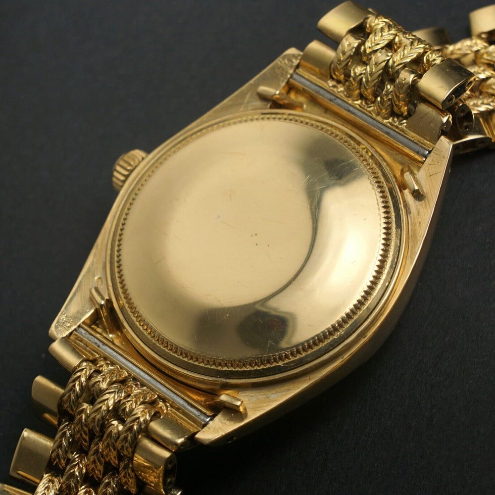 1964 Rolex 1503 Date 18K Solid Gold 34mm Watch Rare Gay Freres Bracelet, Olde Towne Jewelers, Santa Rosa CA.