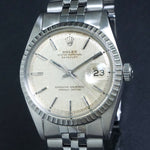 Stunning 1966 Rolex 1603 Datejust Stainless Steel 36mm Watch Confetti Dial, Olde Towne Jewelers, Santa Rosa CA.