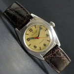 Stunning 1945 Rolex 2940 Bubbleback Stainless Steel Watch Amazing All Original