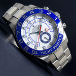 Stunning Rolex 116680 Yacht Master II Stainless Steel Chronograph Watch Full Set, Olde Towne Jewelers, Santa Rosa CA.
