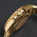 Stunning Rolex 116618 Submariner Solid 18K Yellow Gold Blue Dial Watch MINT COND, Olde Towne Jewelers, Santa Rosa CA.