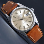 Stunning 1964 Rolex 1603 Datejust Stainless Steel 36mm Watch Pie Pan Dial