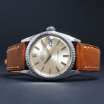 Stunning 1964 Rolex 1603 Datejust Stainless Steel 36mm Watch Pie Pan Dial, Olde Towne Jewelers, Santa Rosa CA.