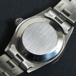 Stunning 1970 Rolex 6516 Date Stainless Steel Woman's Watch, Gray Dial, All Orig, Olde Towne Jewelers, Santa Rosa CA.