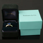 Stunning Tiffany & Co. Solid 18K Yellow Gold & 3 Carat Tanzanite Estate Ring, Olde Towne Jewelers, Santa Rosa CA.