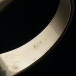 Heavy Modernist Solid 14K Gold 3.6 Ct Aquamarine & .33 Ct Diamond Estate Ring, Olde Towne Jewelers, Santa Rosa CA.