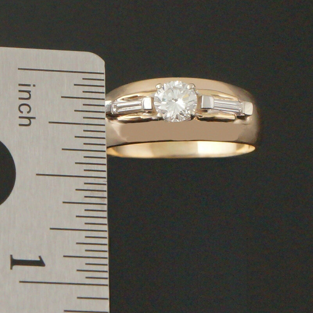 Solid 14K Yellow Gold & .66 CTW Diamond Engagement Ring, Wedding Band, Olde Towne Jewelers, Santa Rosa CA.
