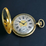 Oversized Patek Philippe 18K Gold Hunter Case Pocket Watch Tilden Thurber c1905, Olde Towne Jewelers Santa Rosa CA.