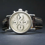 CHRONOSWISS Kairos Stainless Steel Automatic Chronograph Watch, Excellent Condition, Olde Towne Jewelers, Santa Rosa CA.