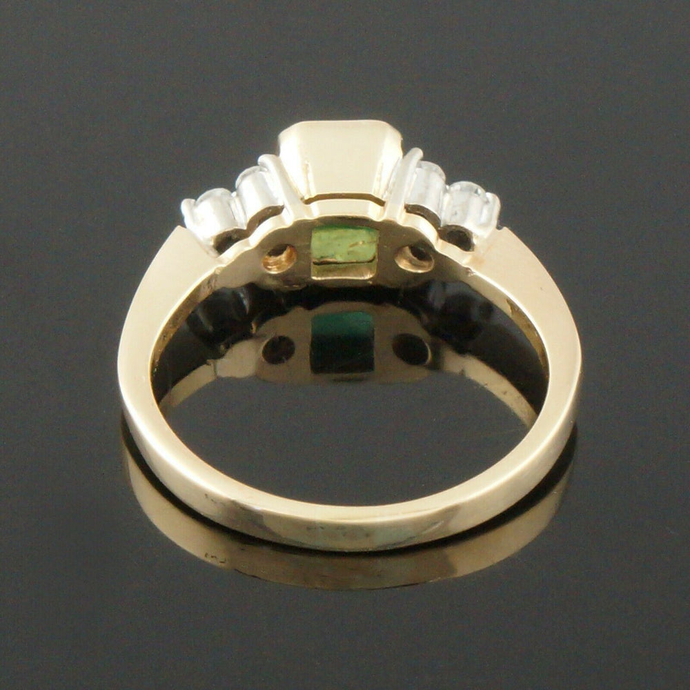 Emerald & Diamond Wedding Band, Ring Olde towne Jewelers Santa Rosa Ca..