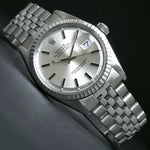 1977 Rolex 1603 Datejust Stainless Steel 36mm Watch, Oval Link Jubilee Bracelet