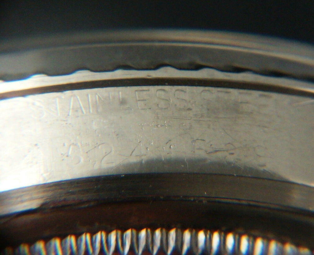 1977 Rolex 1603 Datejust Stainless Steel 36mm Watch, Oval Link Jubilee Bracelet
