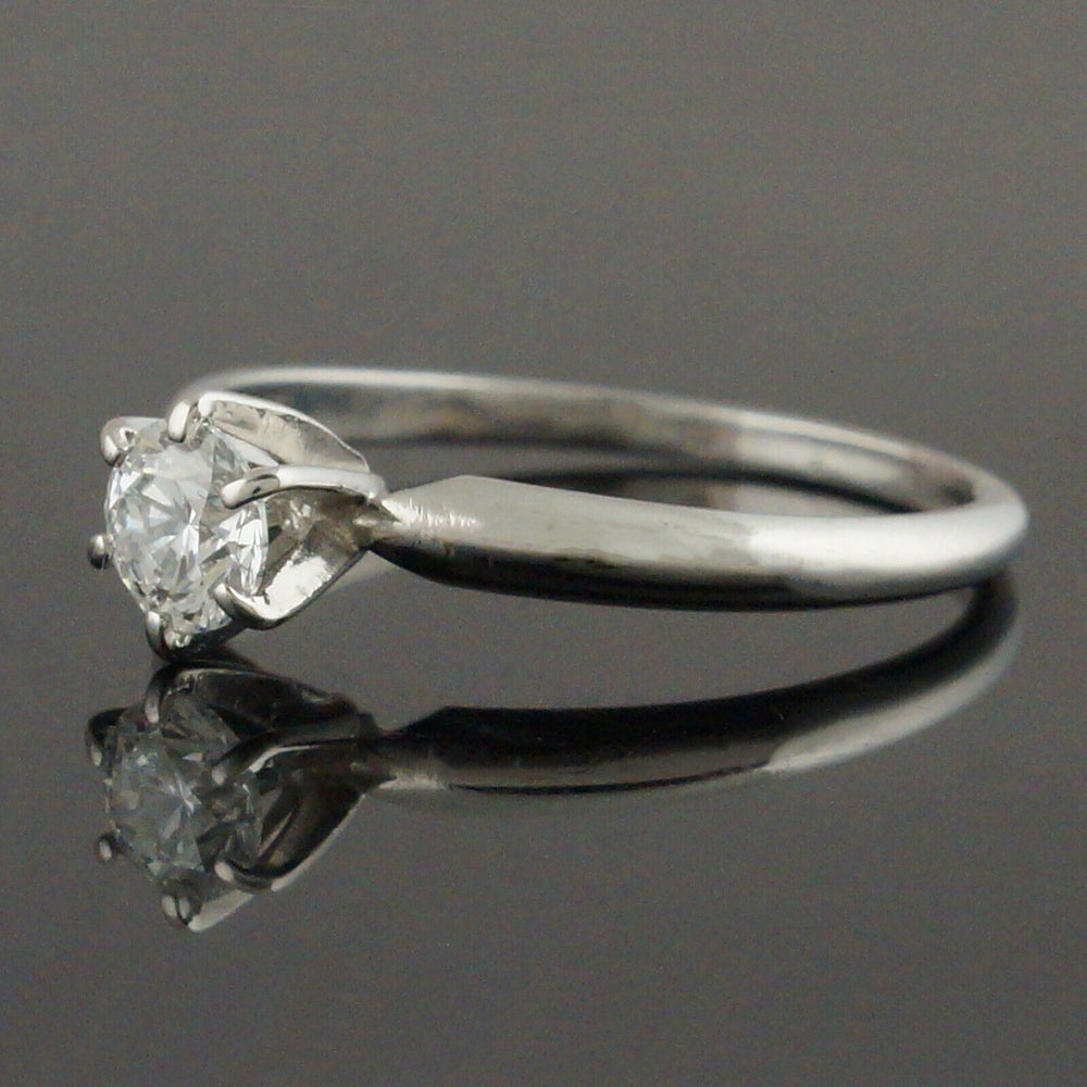 Platinum & .40 Ct Diamond Solitaire Engagement Ring, Estate Wedding Band, Olde Towne Jewelers, Santa Rosa CA