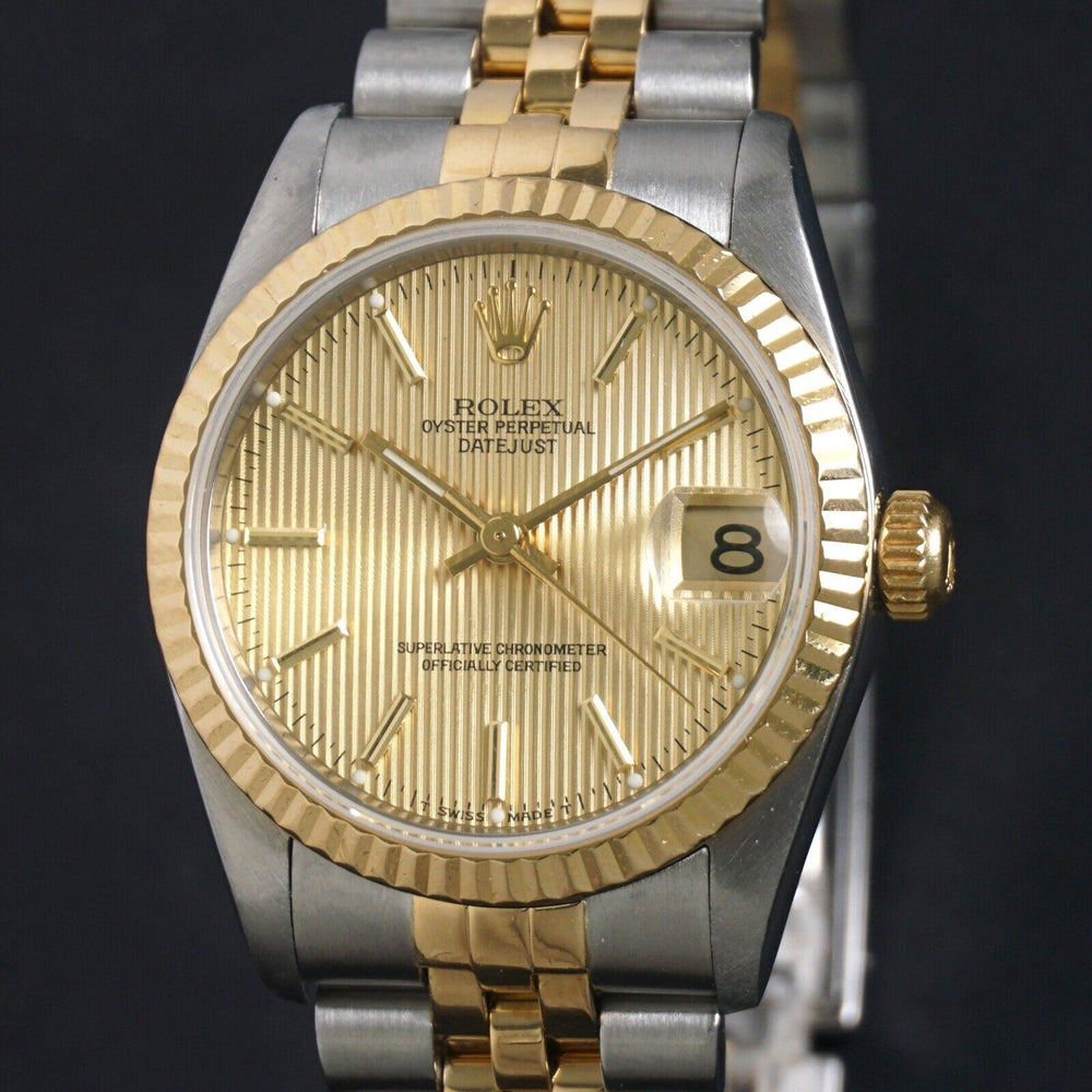 1998 Rolex 78273 Datejust 31 18K& Stainless Steel Mid Size - MINT CONDITION- 1 O