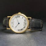 Stunning Breguet 3500 Classique Solid 18K Gold Hand Winding Dress Watch, Box & Books