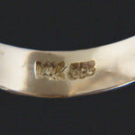 Solid 14K Yellow Gold, Frosted Crystal & .24 CTW Diamond Estate Ballerina Ring, Olde Towne Jewelers, Santa Rosa CA.