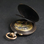 Stunning c1890 Rose Gold & Black Gun Metal Quarter Hour Repeater Pocket Watch, Olde Towne Jewelers, Santa Rosa CA.