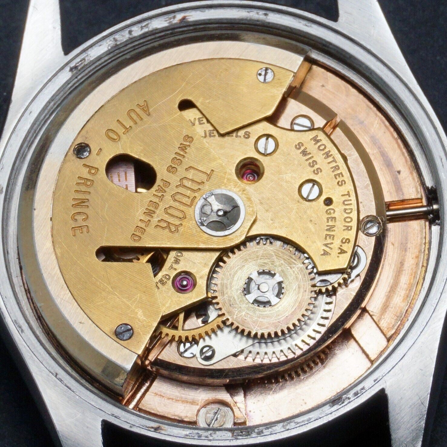 Stunning Tudor 7909 Oyster Prince Stainless Steel Rare Tropical Dial M ...
