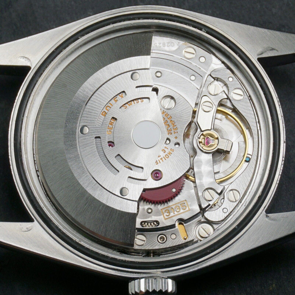 2003 Rolex 16200 Datejust Stainless Steel 36mm Rhodium Roman Dial Watch No Holes