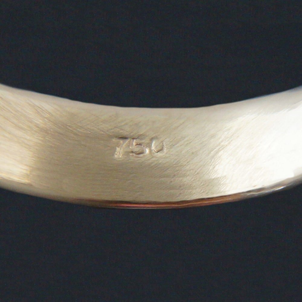 Solid 18K Gold & 1.0 Ct. Diamond Solitaire Comfort Fit Overlap Engagement Ring, Olde Towne Jewelers, Santa Rosa CA.