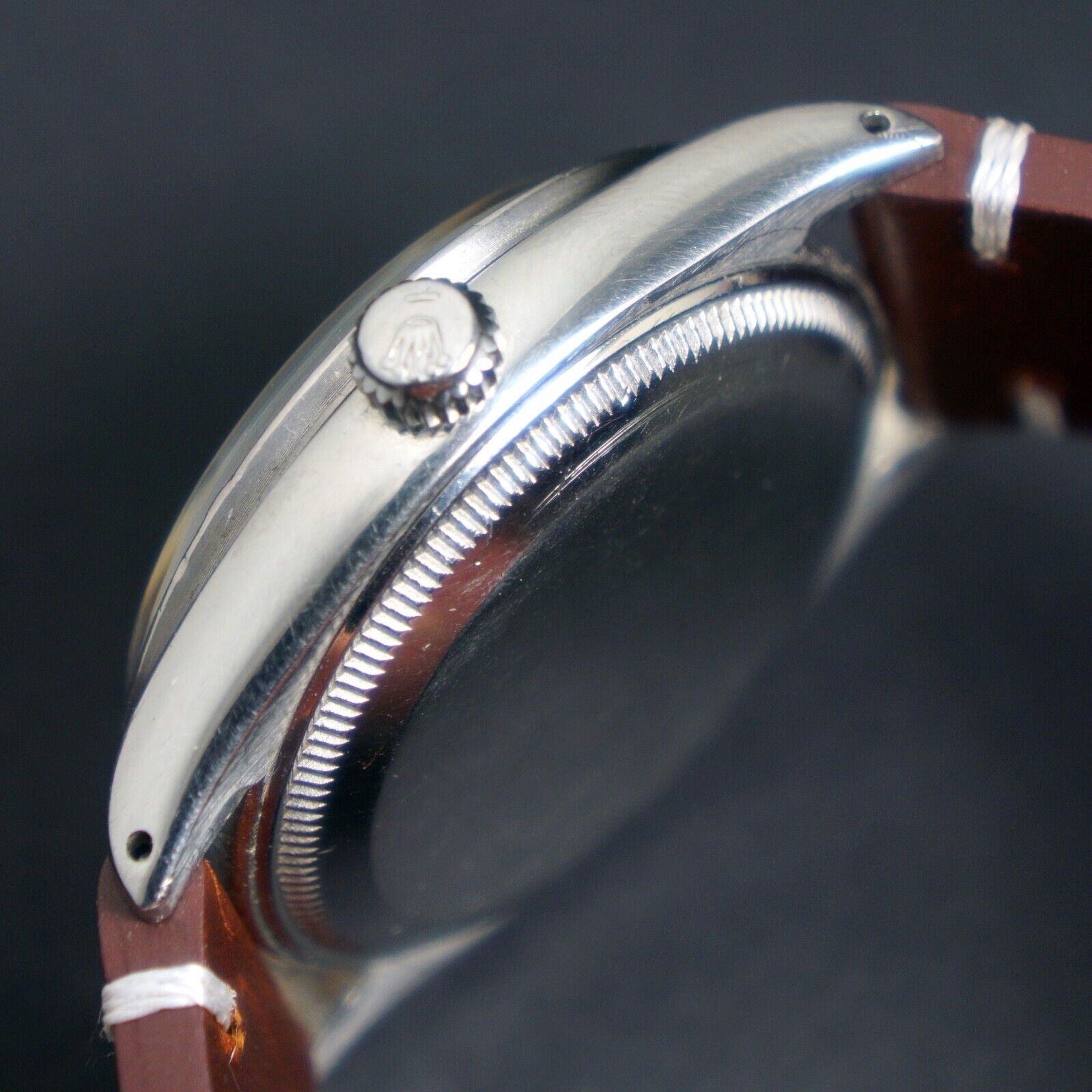Stunning 1957 Rolex 6569 Oyster Perpetual Stainless Steel 34mm Tropica ...