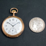 Large Glashutter Uhren Fabrik AKT-Ges Glashutte 14K Rose Gold Pocket Watch, Olde Towne Jewelers, Santa Rosa CA.