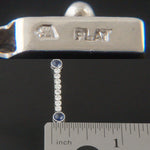 Platinum, 3.75 CTW Sapphire & 1.65 CTW Diamond Link Line, 7" Tennis Bracelet, Olde Towne Jewelers, Santa Rosa CA.