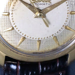 Stunning 1950s Sandoz Automatic Solid 18K Gold Man's Screw Back All Orig Watch, Olde Towne Jewelers, Santa Rosa CA.