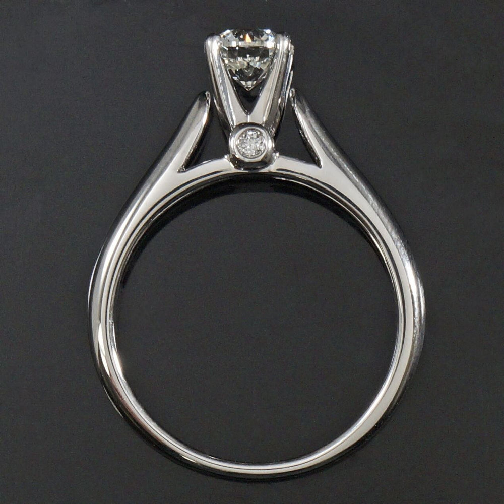 Stunning 14K White Gold & .70 Carat Diamond VS1/J Wedding Engagement Ring! GIA, Olde Towne Jewelers, Santa Rosa CA.