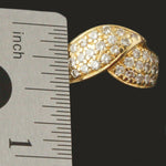 Beautiful, Solid 18K Yellow Gold .40 cttw Diamond Pave Band Estate Ring, Olde Towne Jewelers Santa Rosa Ca.