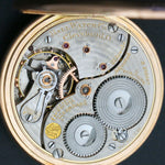 1911 Ball Waltham Solid 14K Rose Gold 16S 21J Railroad Pocket Watch Signed Case Olde Towne Jewelers Santa Rosa Ca.
