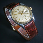 1957 Rolex 6605 Datejust Reeded Bezel, Original Dial, 1065 Movement, Olde Towne Jewelers Santa Rosa Ca.