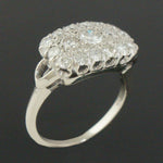 Solid 14K Gold, 3 Row 1.03 CTW Diamond Wedding Band, Estate Anniversary Ring, Olde Towne Jewelers, Santa Rosa CA.
