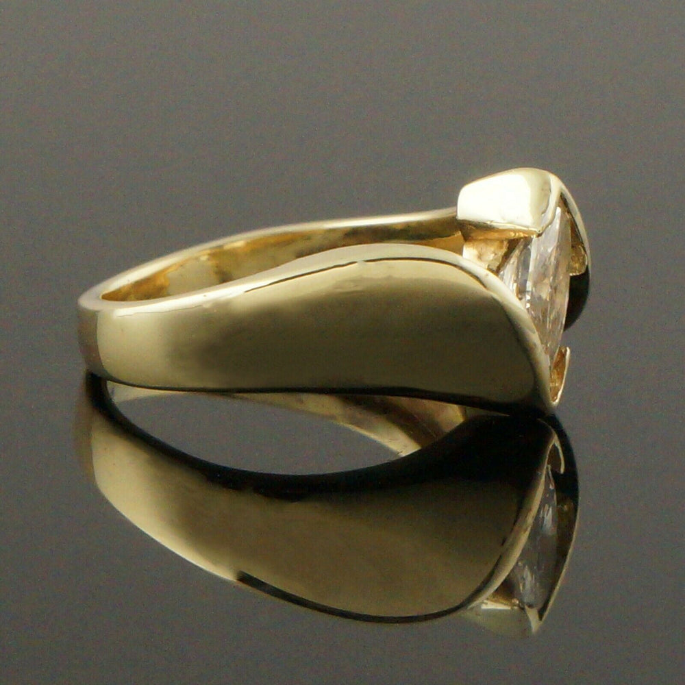 Custom Solid 14K Gold & .65 Ct Diamond Solitaire Engagement Ring, Wedding Band, Olde Towne Jewelers, Santa Rosa CA.