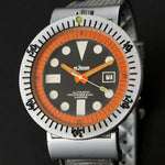 Rare HUGE Le Jour Automatic Professional Marine Stainless Steel Dive Watch NOS, Olde Towne Jewelers, Santa Rosa CA.