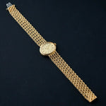 Baume & Mercier Solid 14K Yellow Gold 5 Strand Rope Bracelet Watch, Olde Towne Jewelers Santa Rosa Ca.