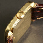 Unusual Hamilton Solid 14K Gold TV Screen Case Vintage Man's Watch, All Orig!, Old Towne Jewelers, Santa Rosa CA.