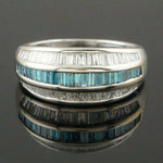 Solid 14K Gold .68 CTW Irradiated Blue Diamond & 2.0 CTW White Diamond Ring, Olde  Towne Jewelers, Santa Rosa CA.