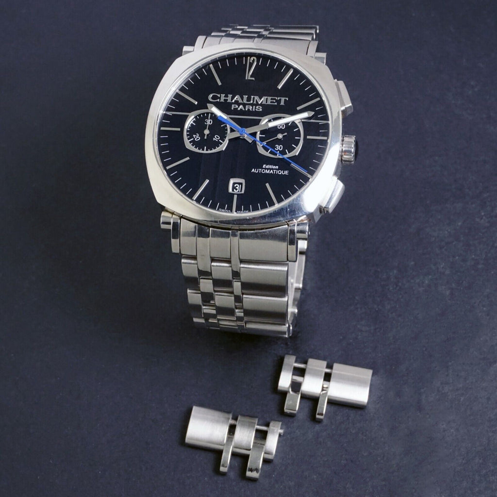 CHAUMETラー Chaumet Paris Dandy Automatique Stainless Steel Black Dial