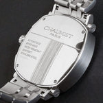 Chaumet Paris Dandy Automatique Stainless Steel Black Dial Chronograph Watch, Olde Towne Jewelers, Santa Rosa CA.