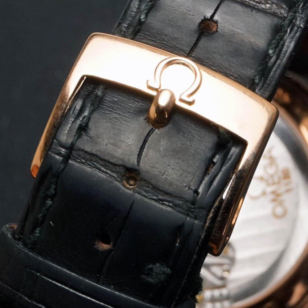 Omega 4601.54 DeVille Prestige 18K Rose Gold Chronometer Automatic Dress Watch