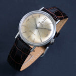 Stunning 1963 Omega 14765 Automatic Seamaster Stainless Steel Cross Hair Dial, Olde Towne Jewelers, Santa Rosa CA.