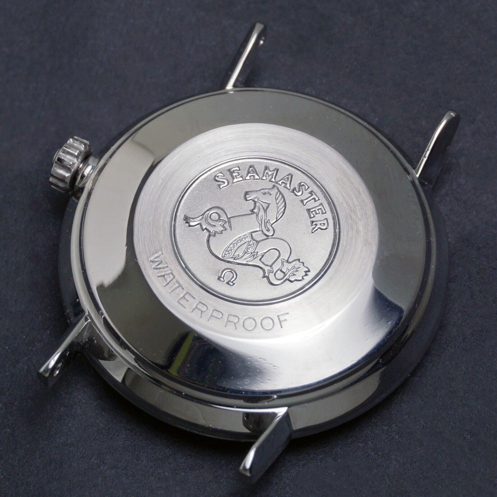 Stunning 1963 Omega 14765 Automatic Seamaster Stainless Steel Cross Ha ...