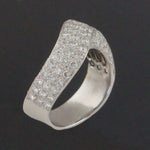 Modernist Platinum Free Form & 1.15 CTW Diamond Wedding Band, Anniversary Ring, Olde Towne Jewelers, Santa Rosa CA.