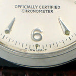 Stunning Rolex 6090 Bombay Stainless Steel Man's Watch, 3,6,9 Dial, Olde Towne Jewelers, Santa Rosa CA.